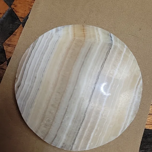 Yellow Calcite Plate Crystal - Picture 3 of 4